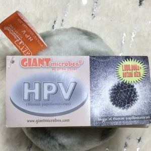 Giant microbes HPV, teaching tool plush doll.